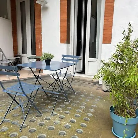 Apartment Appartment Climatise - With Ac & Small Cosy Room - Private Rare Terrace - Centre Toulouse *